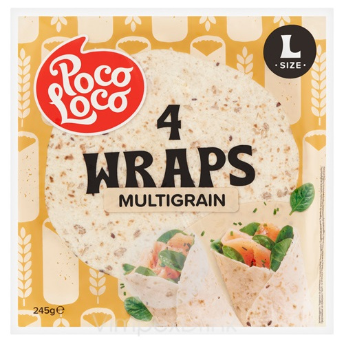 Poco Loco lágy tortilla magv.4Bakery 245g