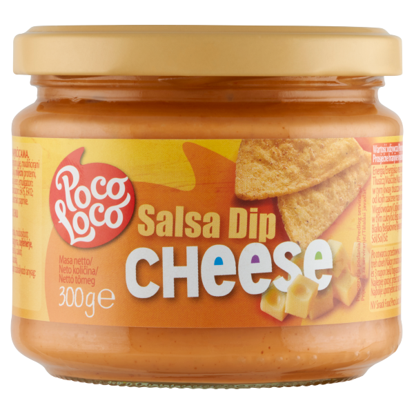 Poco Loco Salsa szósz Pikáns sajtos 300g