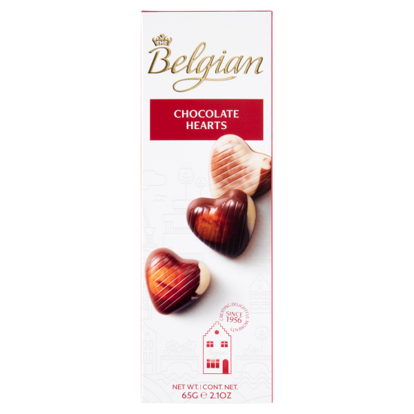 Belgian Hearts Szívdesszert 65g