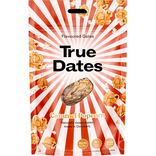 True Dates Caramel Popcorn 100g