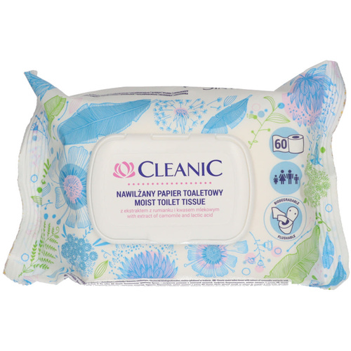 Cleanic Nedves toalettpapír 2 féle 60db