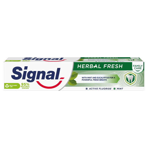 Signal fogkrém 75ml Family Herbal Fresh