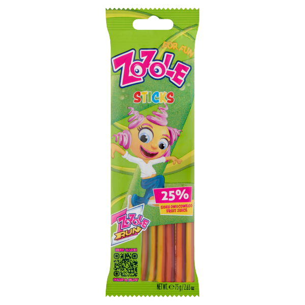 Zozole Sticks gyüm. gumicukor 75g