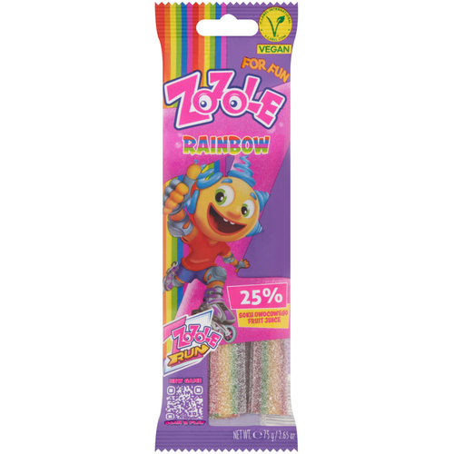 Zozole szivárványszínű gumicukor 75g