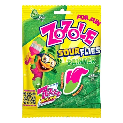 Zozole Zöld nyelvfestős gumicukor 75g