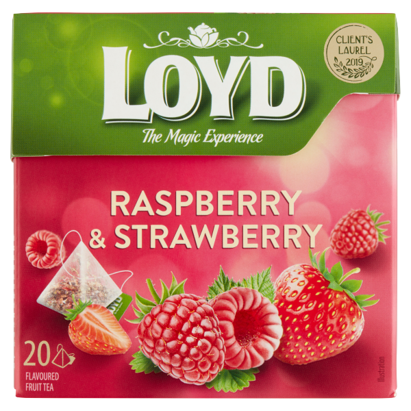 Loyd Piramis tea Eper-Málna 20*2g
