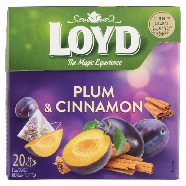 Loyd Piramis tea Szilva-Fahéj 20*2g
