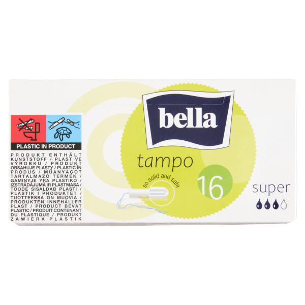 BELLA TAMPON PRÉMIUM COMFORT SUPER 16DB