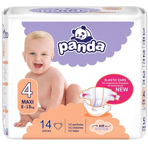 Panda Pelenka Maxi 14db/8-18kg