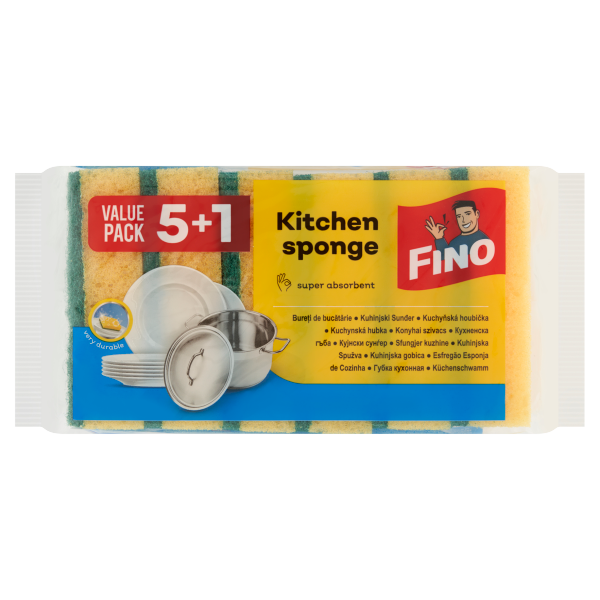 FINO(Hewa) Szivacs konyhai Maxi 5+1db