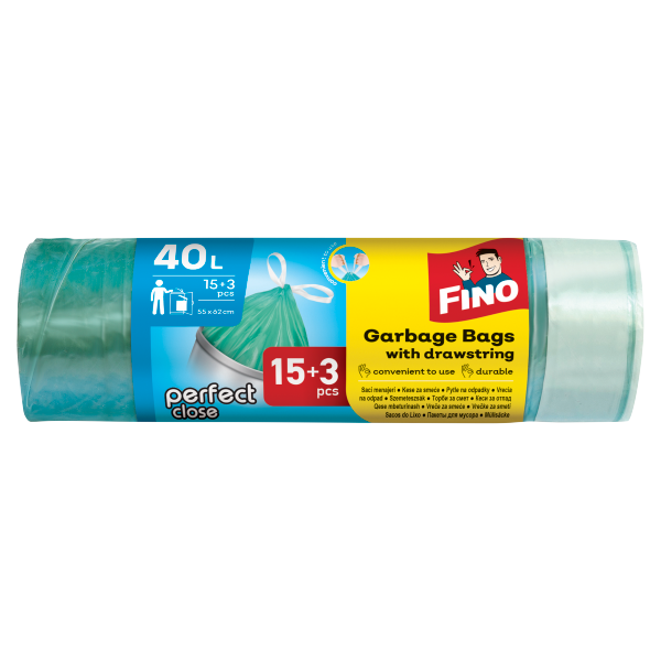 FINO Szemeteszsák Perfect Close 40L