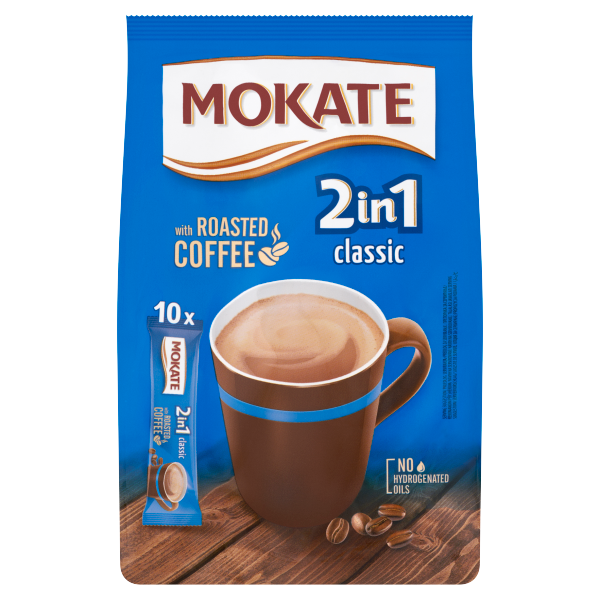 Mokate instant kávé 2in1 10*14g új