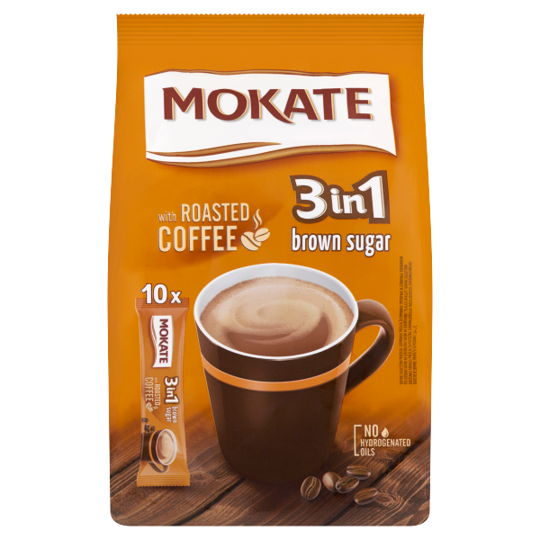 Mokate instant kávé 3in1 10*17g Gold (Barna cukorral) Új