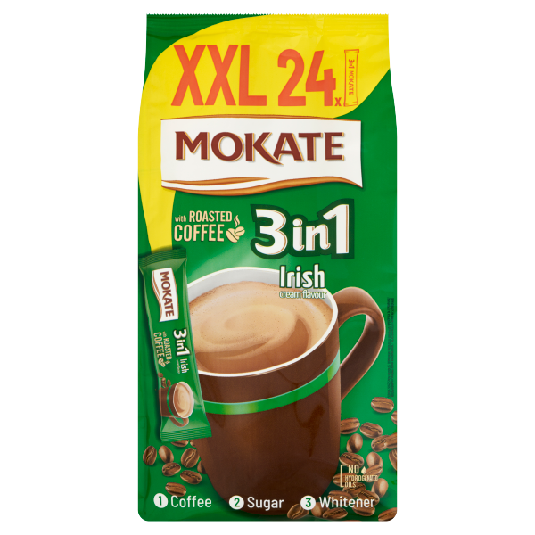Mokate instant kávé 3in1 XXL Irish 20*17g+4db gratis új