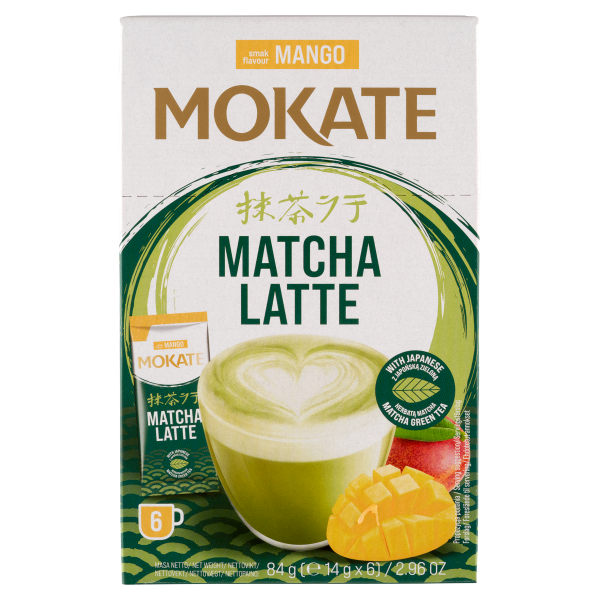 Mokate MATCHA Latte Mangó 6*14g