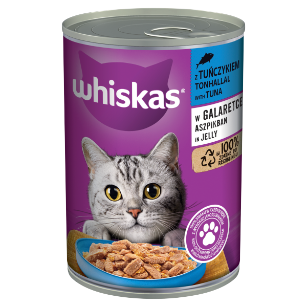 WHISKAS konzerv 400g Tonhallal /24/