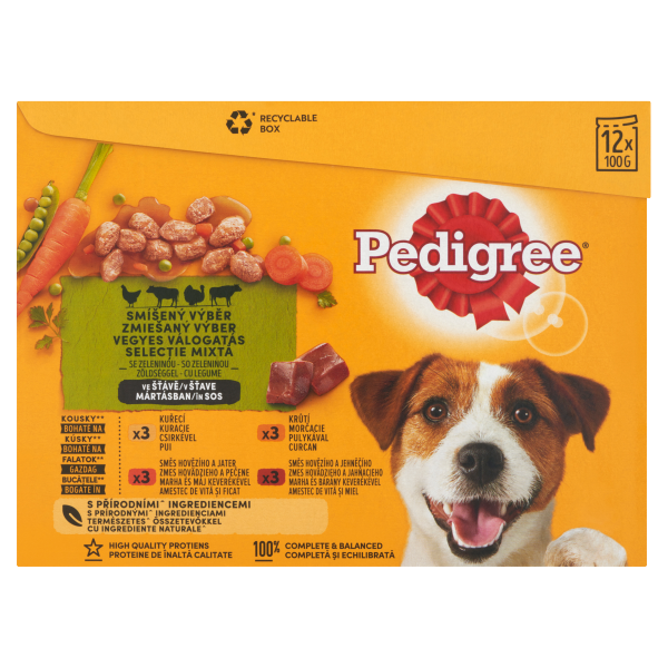 PEDIGREE alutas 12-pack MIX 12*100g