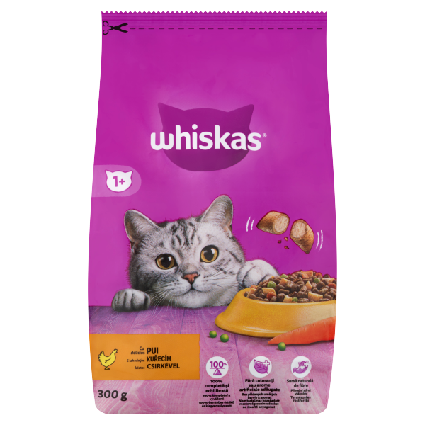 Whiskas száraz csirke 300g