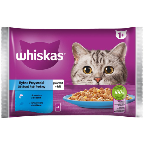 Whiskas alutas 4-pack Halas 4*85g