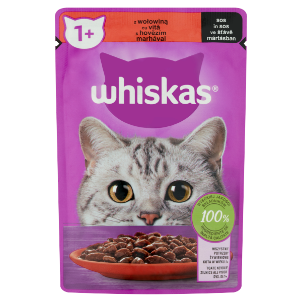 WHISKAS alutasakos marha 85g /28/