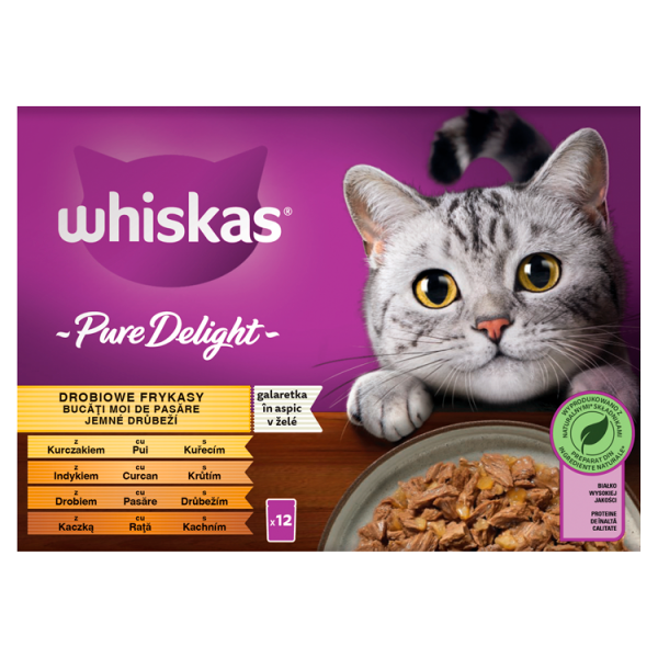 WHISKAS alu 12-pack szárnya Cass 12*85g