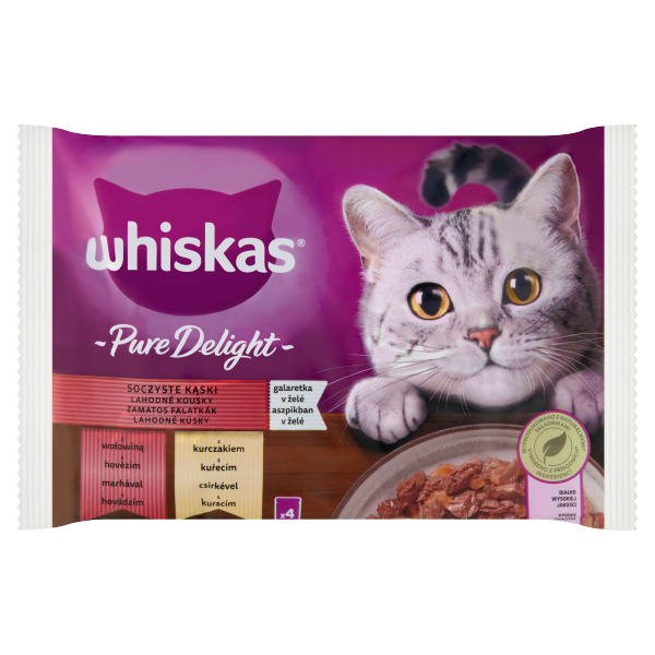 Whiskas alutas 4-pack Húsos Casser 4*85g