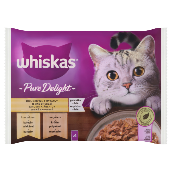 Whiskas alutas 4-pack Szárnyas Cass 4*85g