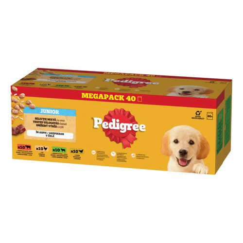 PEDIGREE alutasakos Junior Mix 40*100g