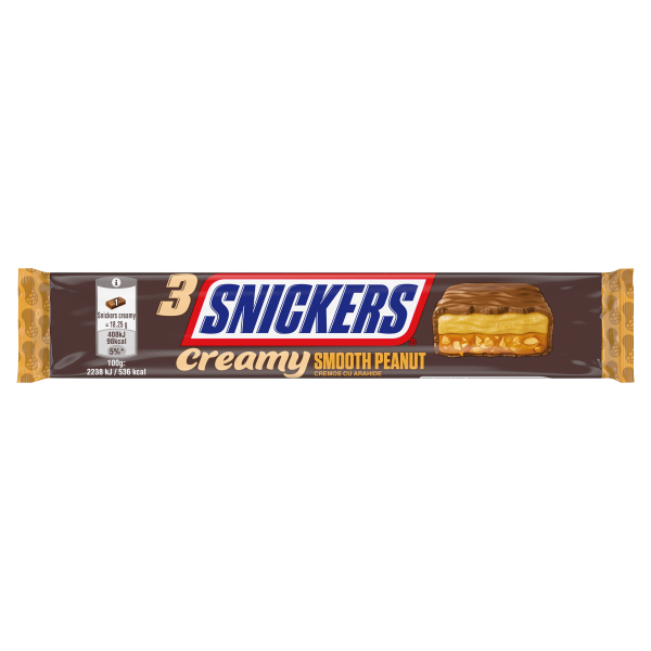 Snickers Creamy Smooth Peanu Trio54,75g