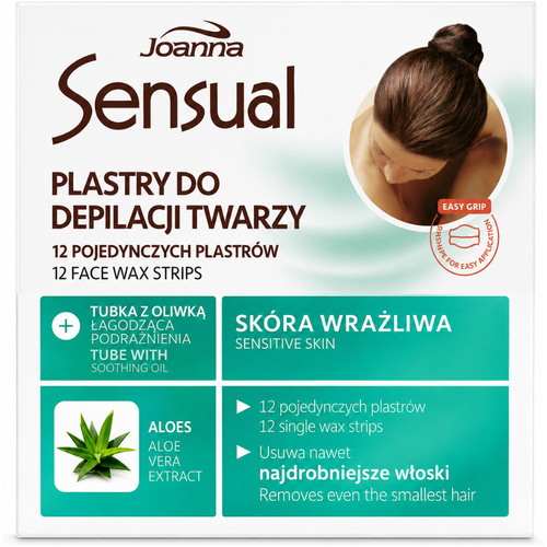 Joanna S.Szőrtelenítő gyantacsík arc 12db