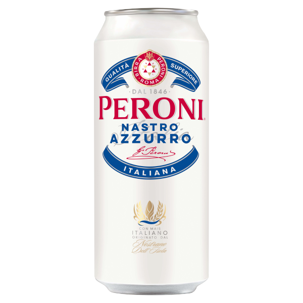 Peroni Nastro Azzurro 0.5 L dobozos DRS