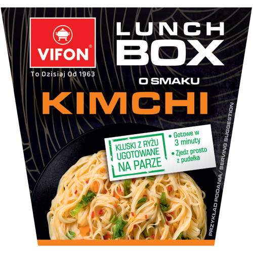 Vifon Lunch Box Kim Chi koreai  instant rizstészta (csípős) 85g