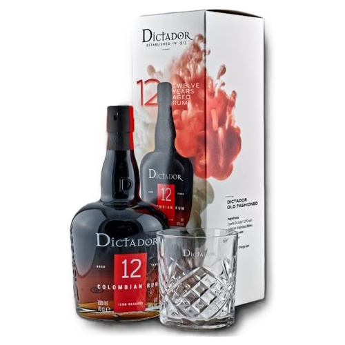 Dictador 12 yo pohár PDD 0.7