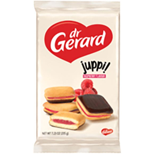 Lider Juppi! málna ízű piskótakocka 205g