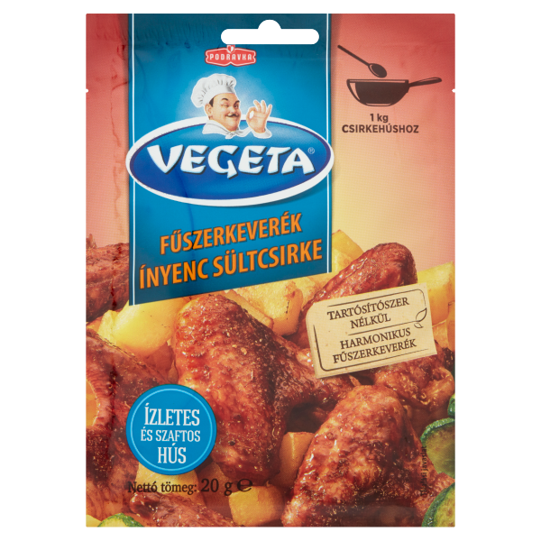 PODRAVKA Vegeta fűszerkeverék ínyenc sültcsirke 20g