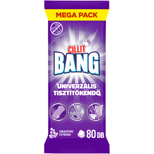 Cillit Bang tisztító kendő 80db