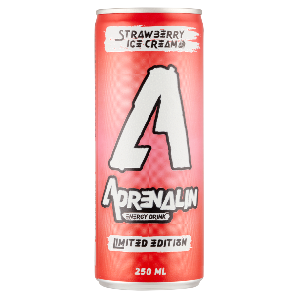 Adrenalin Strawberry Ice Cream 0.25 L dobozos DRS