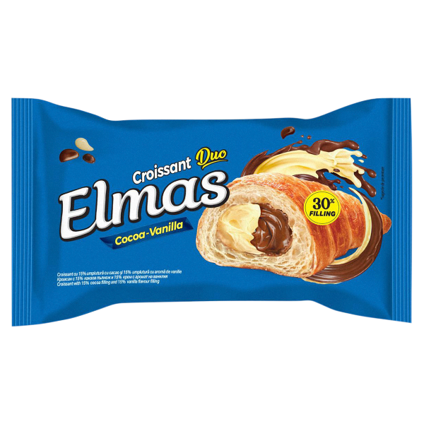 ELMAS Croissant Kakaós-Vaníliás 60g