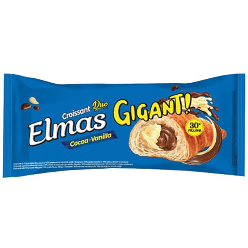 ELMAS Croissant GIGANT Kakaó-Vaníl160g