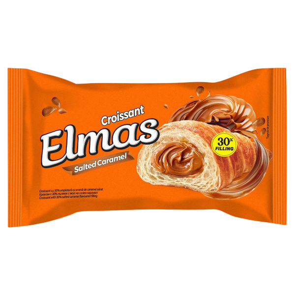 ELMAS Croissant Sós Karamellás 60g