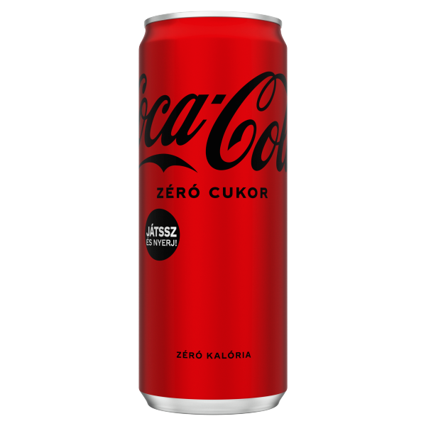 Coca Cola Zero 0.33 L dobozos DRS