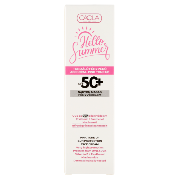 Caola H.S.Fényvédő arc Pink T. spf50 75ml