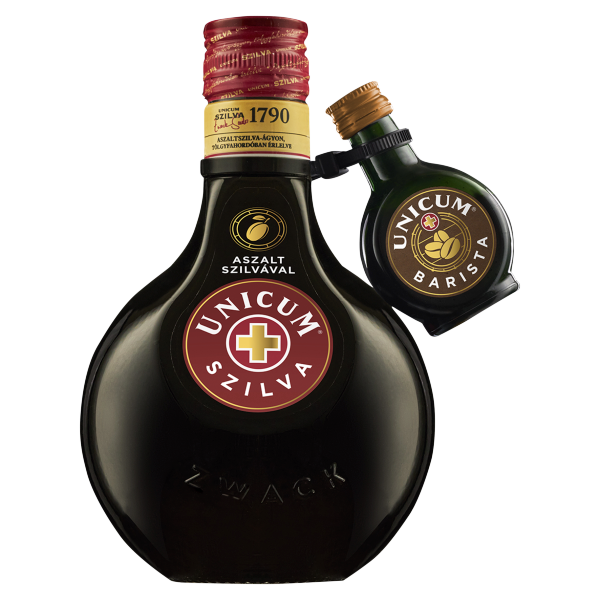Unicum Szilva 0.5 L + Barista 0.04
