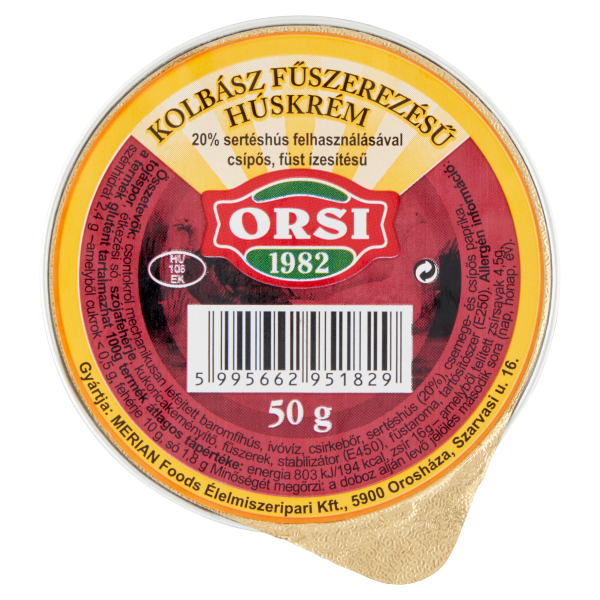 Orsi Kolbász füs Húskrém 50 g