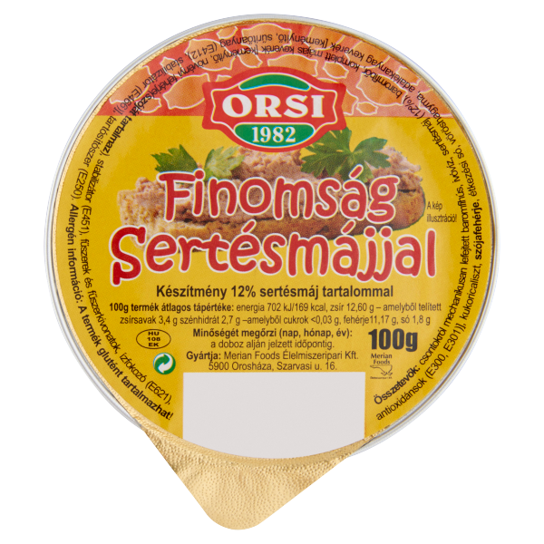 Orsi Finomság Sertésmájjal 100gr