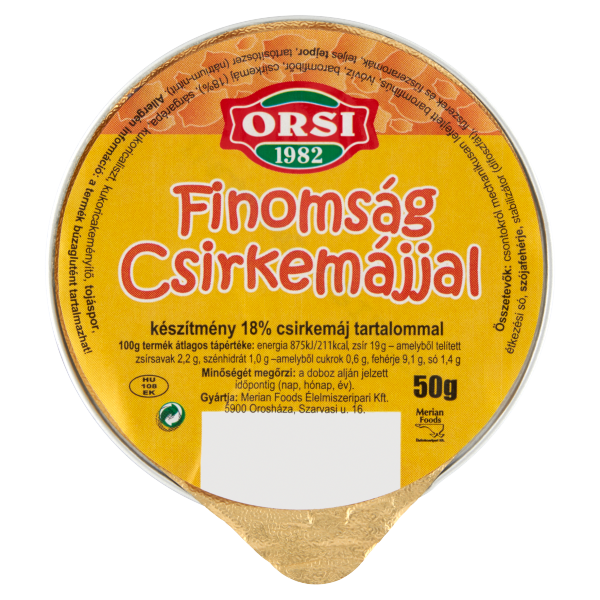 Orsi Finomság Csirkemájjal 50gr