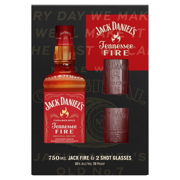 Jack Daniel's Fire + 2 p 0.7 DRS