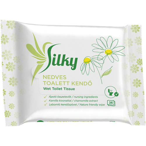 Silky nedves toalettpapír 36 lap Sensitive