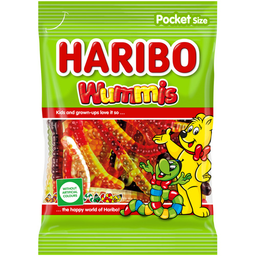 Haribo gumicukor Wummis kukac 100g