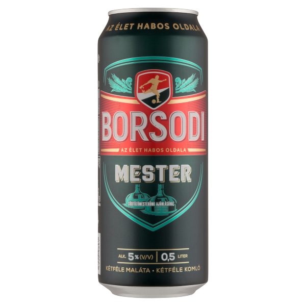 Borsodi Mester 0.5 L dobozos DRS